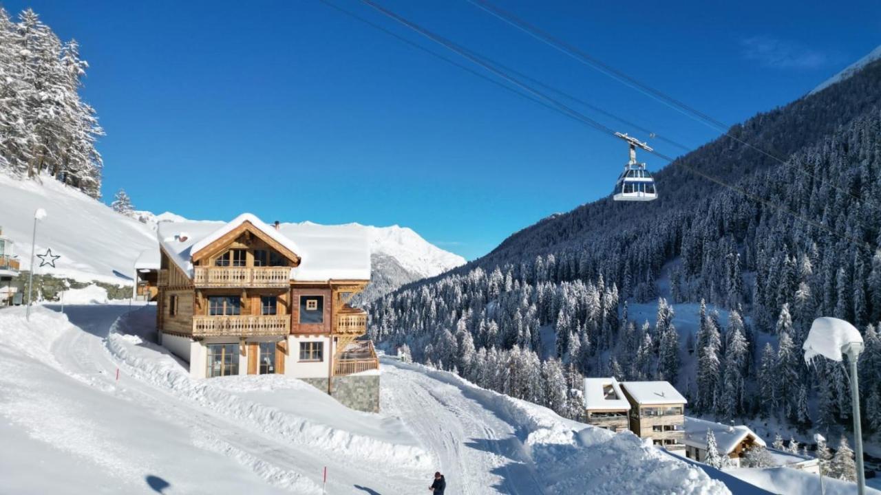 Samnaun, Chaletdmot Buitenkant foto